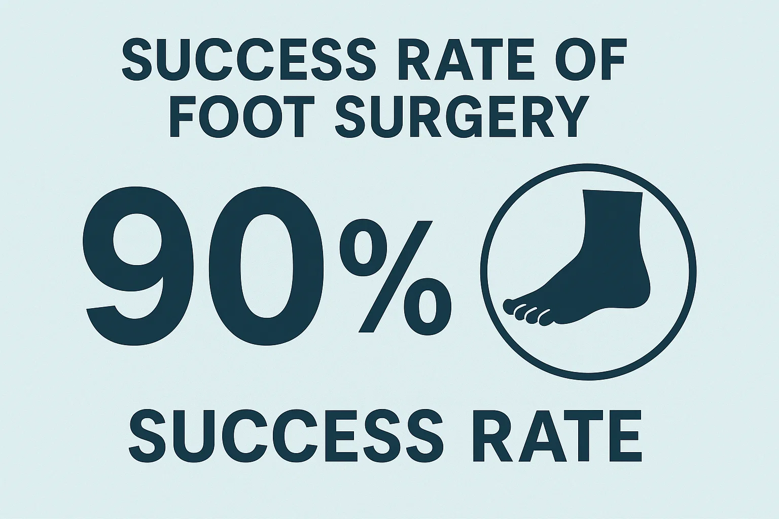 success rate of foot surgery