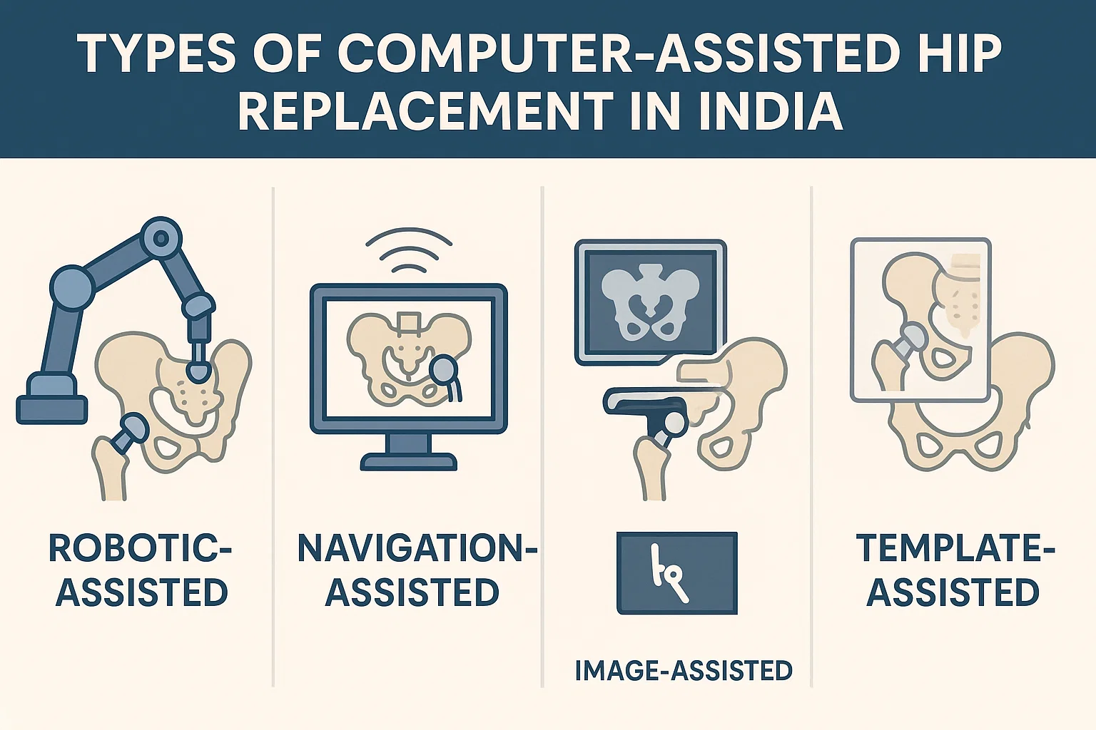 Types of Computer-Assisted Hip Replacement in India