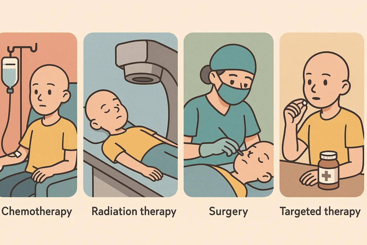 What is Common treatment for childhood cancer