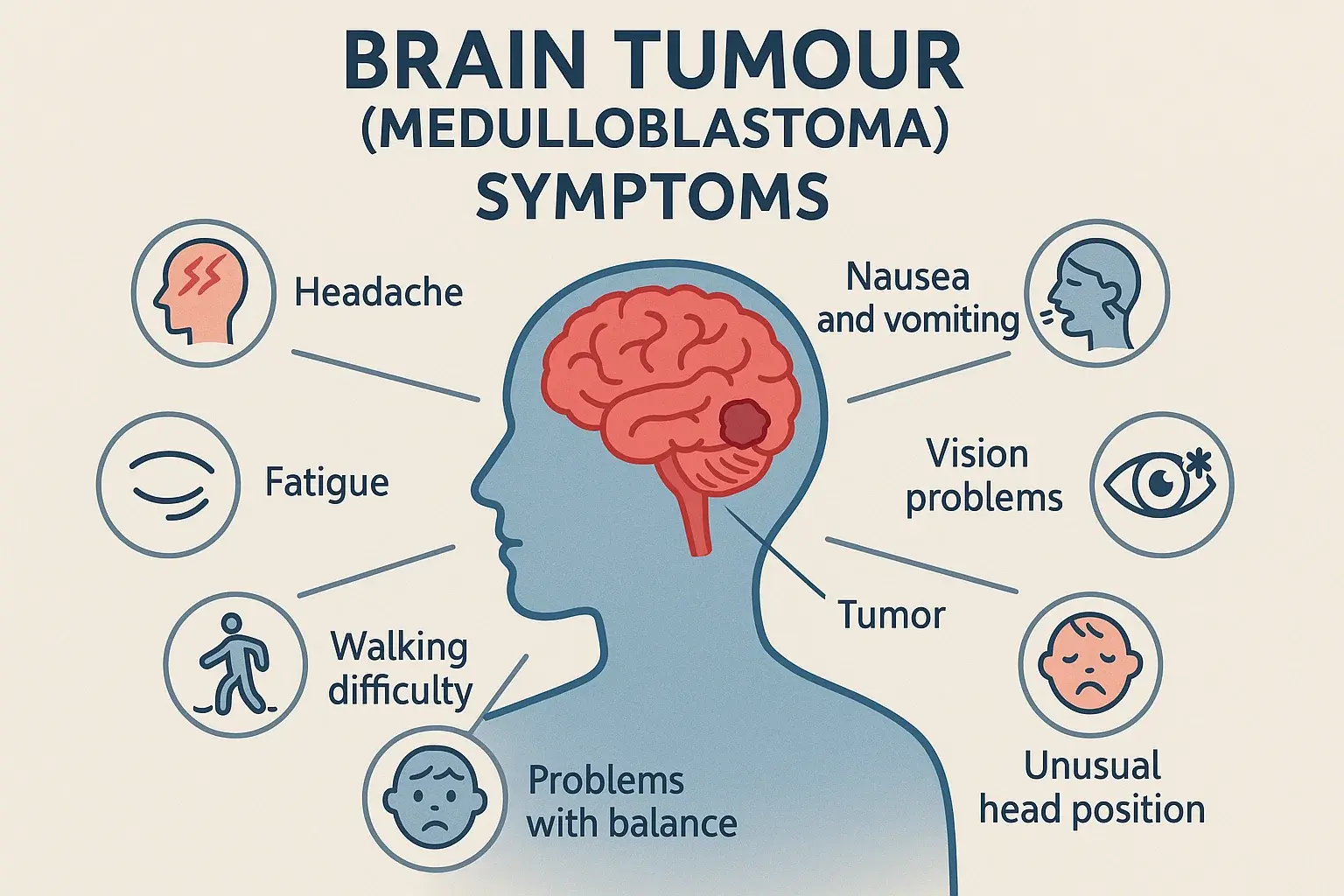 Brain Tumour or Medulloblastoma Symptoms