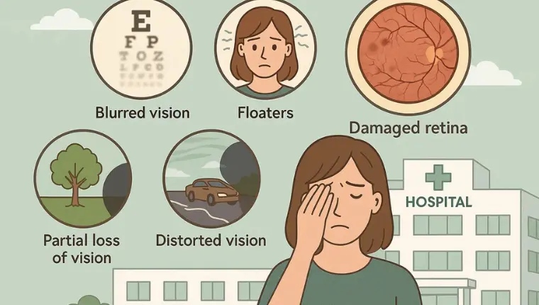 Damaged Retina Symptoms