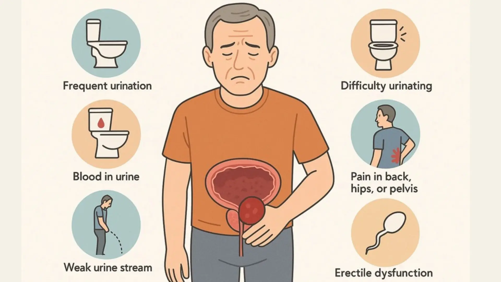 Symptoms of Prostate Tumour