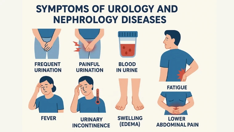 Symptoms of Urology and Nephrology Diseases