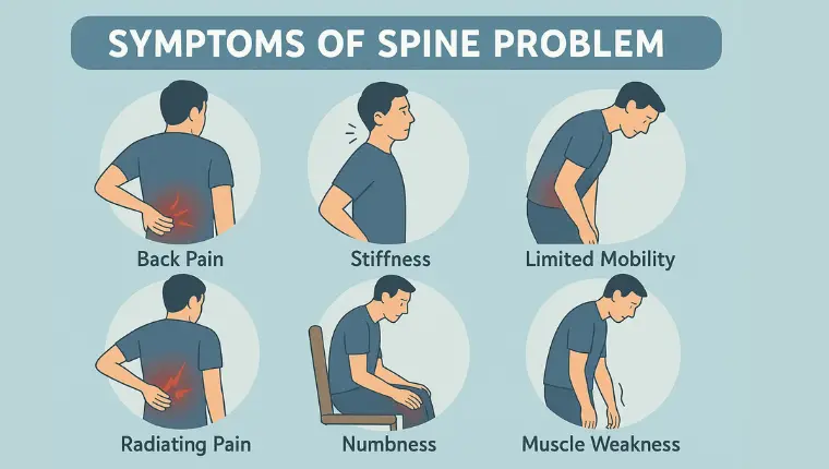 Symptoms of the Spine Problem