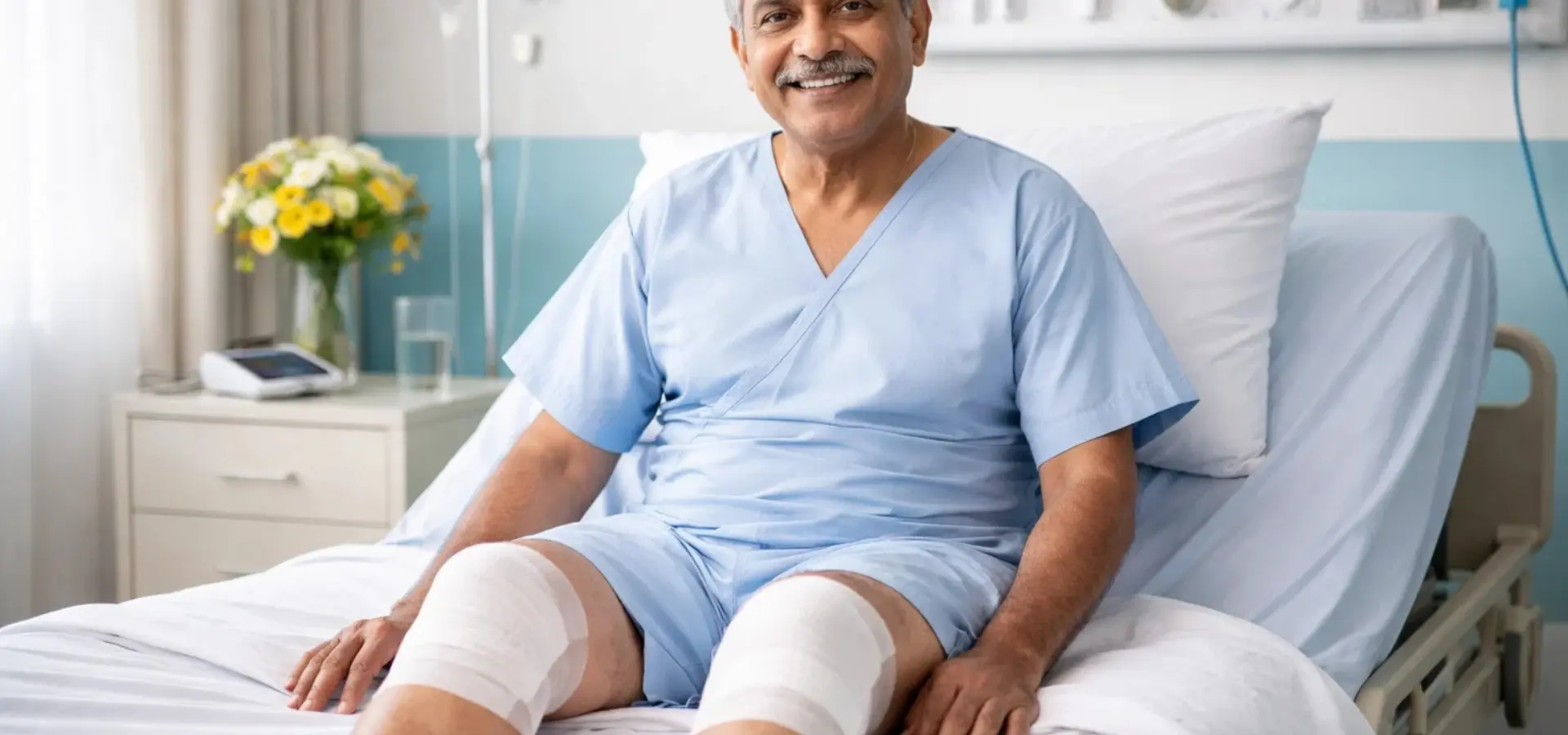 Both Knee Replacement Surgeries Together in India