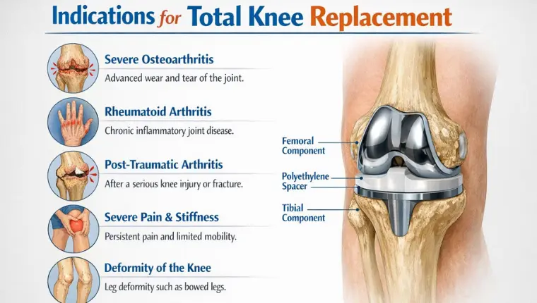 Indications of Total Knee Replacement