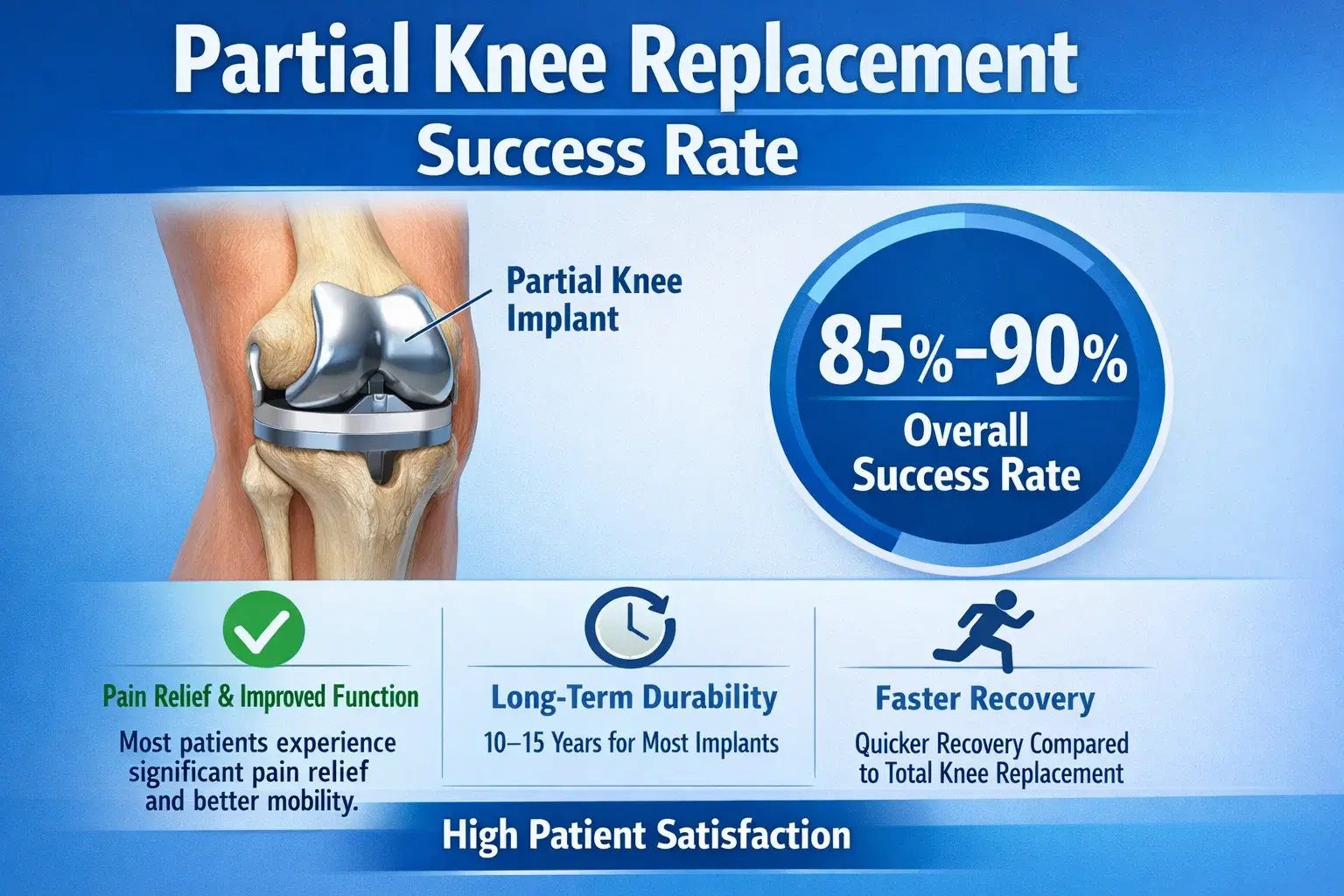Partial Knee Replacement Success Rate
