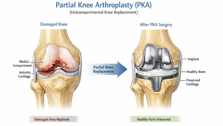 What is Partial Knee Arthroplasty (PKA)