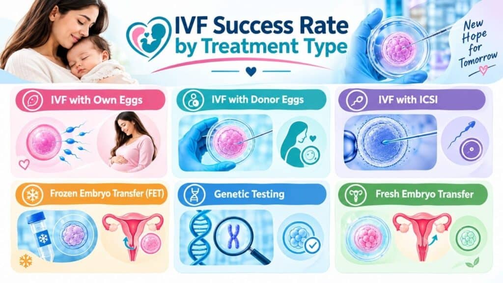 IVF Success Rate by Treatment Type