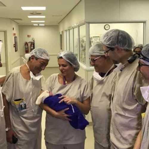 How is the womb of the dead donor works in delivering the first baby girl in the world?